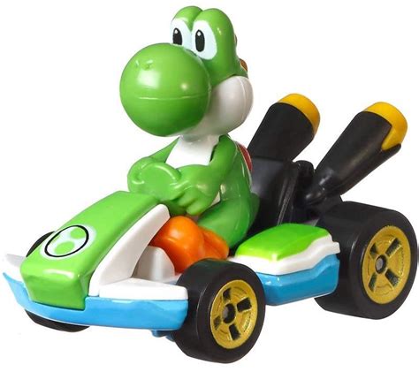 Buy Hot Wheels Mario Kart Yoshi Standard Kart At Mighty Ape NZ