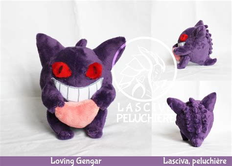 Loving Gengar Custom Plush By Peluchiere On Deviantart