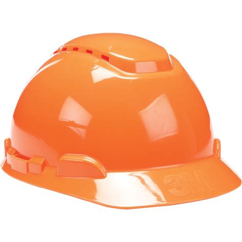 3m™ Vented Hard Hat With Uvicator™ Sensor Orange Hollistons Inc