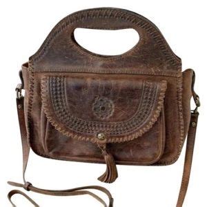 Patricia Nash Artesian Tooled Leather Crossbody Bag H Gem