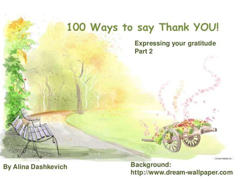 100 Ways To Say Thank You Part 2 Thank You Cards And Expressions