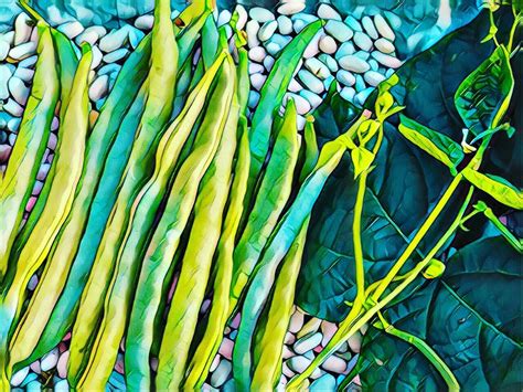 Mccaslan Pole Bean Phaseolus Vulgaris Etsy