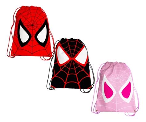 Dulceros Spiderman Morralitos Recuerdos Fiestas Pzs Env O Gratis