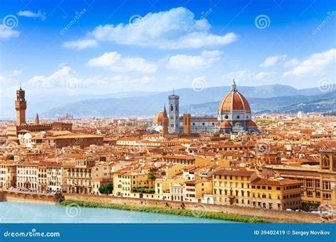 Cityscape Of Florence Stock Image Image Of City Fiore 39402419