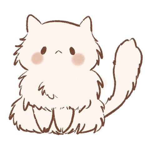 How To Draw A Cute Persian Cat Easy Beginner Guide Cartoon Cat