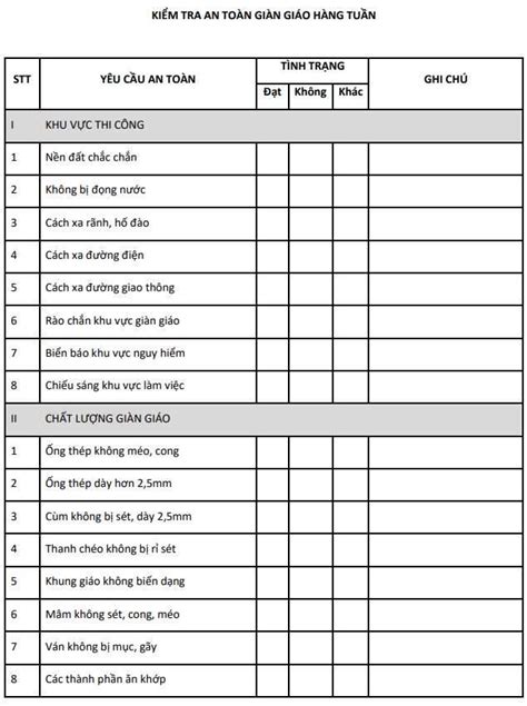 Biểu Mẫu Checklist Xe Tải Nặng Hướng Dẫn Đầy Đủ Và Chi Tiết Trung