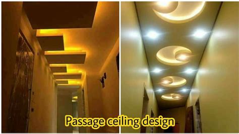 How To Make Passage Ceiling Design Lobby Ceiling Pop Design पी ओ पी सिलिंग Top Ceiling 2020