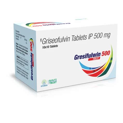 Grisovin Fp Griseofulvin 500mg, Packaging Type: Stripe at Rs 100/stripe in Jaipur