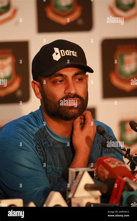 Bangladesh ODI Team Captain Tamim Iqbal Khan attends press conference ...