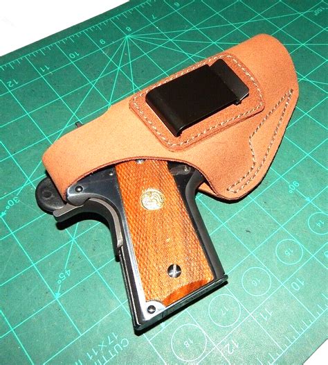 Bianchi D Rh Suede Iwb Thumb Break Holster Colt Officer