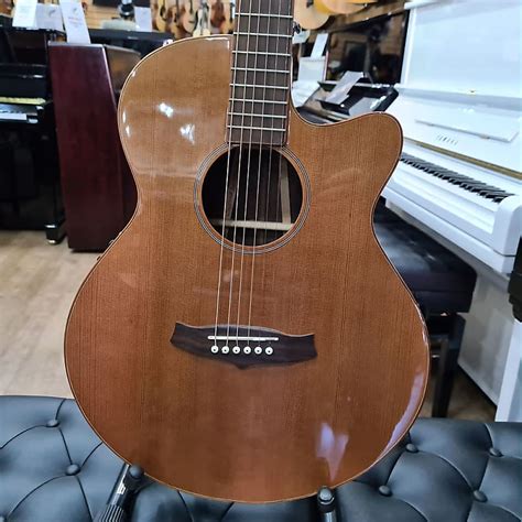 Tanglewood Twj Sfce Electro Acoustic Guitar Natural Java Reverb