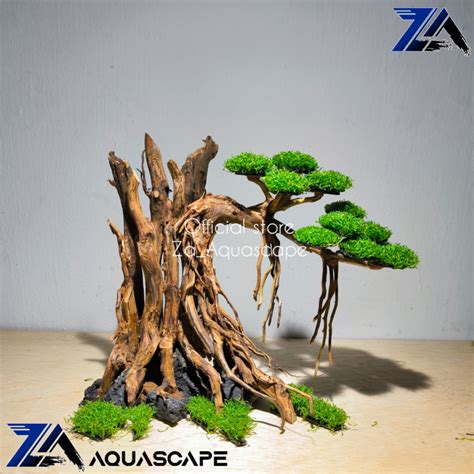 Jual Bonsai Aquascape Hiasan Aquarium Hardscape Shopee Indonesia