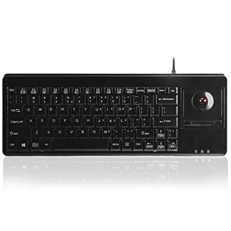 Perixx Periboard Plus Wired Mini Keyboard With Trackball Pc Builder