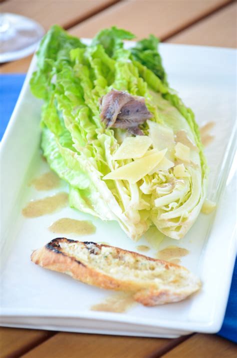 Wedge Of Romaine Caesar Salad Breakwater Stonington Harbor