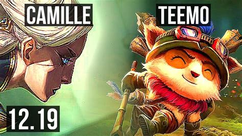 Camille Vs Teemo Top Games K Mastery Kr Master