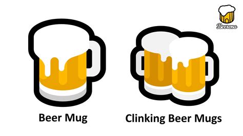 🍺 Beer Mug And 🍻 Clinking Beer Mugs Are The Only Beer Emojis Beerena