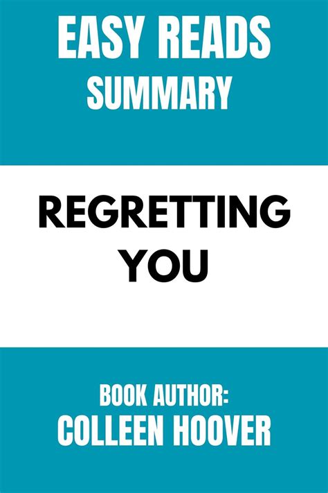 Regretting You By Colleen Hoover Ebook By Easy Reads Epub Book