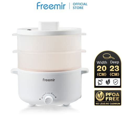 Promo Baru Freemir Panci Listrik Steamer Tingkat Multifungsi