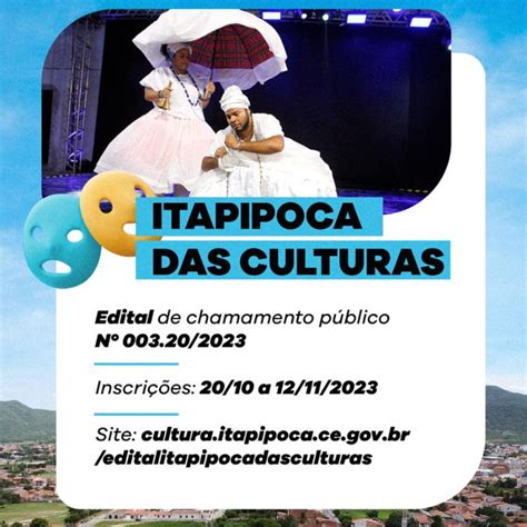 Mapa Cultural Do Ceará Edital De Chamamento PÚblico Nº 003 20 2023