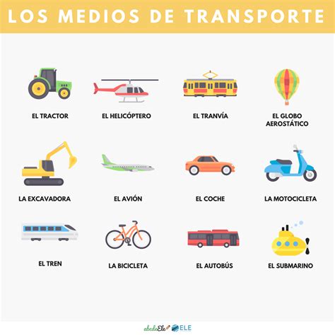 Ejemplos De Medios De Transporte Tesama