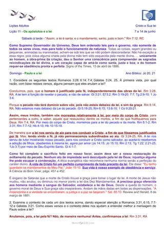 Os apóstolos e a lei 1122014 GGR PDF