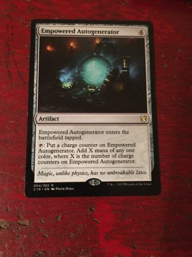 X1 Empowered Autogenerator Mtg Commander 2019 R English Ebay