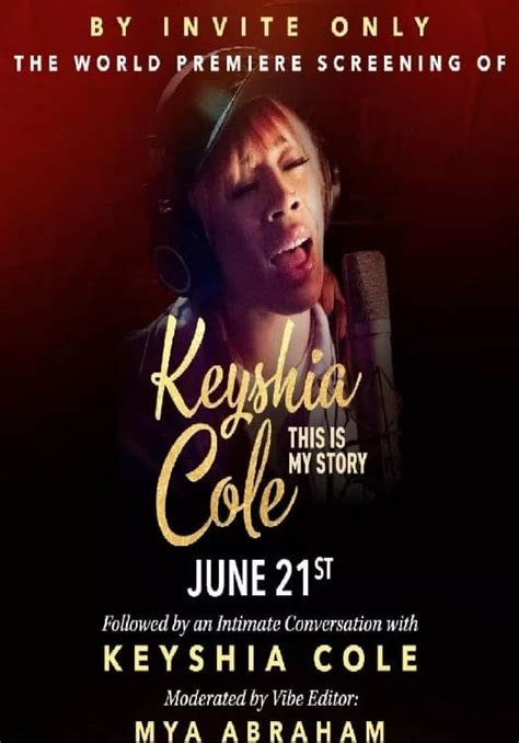 Keyshia Cole This Is My Story 2023 The Poster Database TPDb