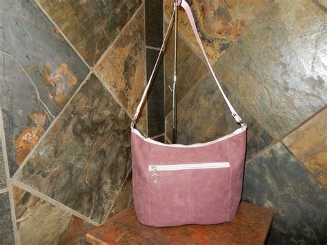 Ugly Naked Guy Hobo Bag Faux Mauve Suede Etsy