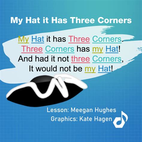 My Hat Has Three Corners Music Constructed Free Elementary Music