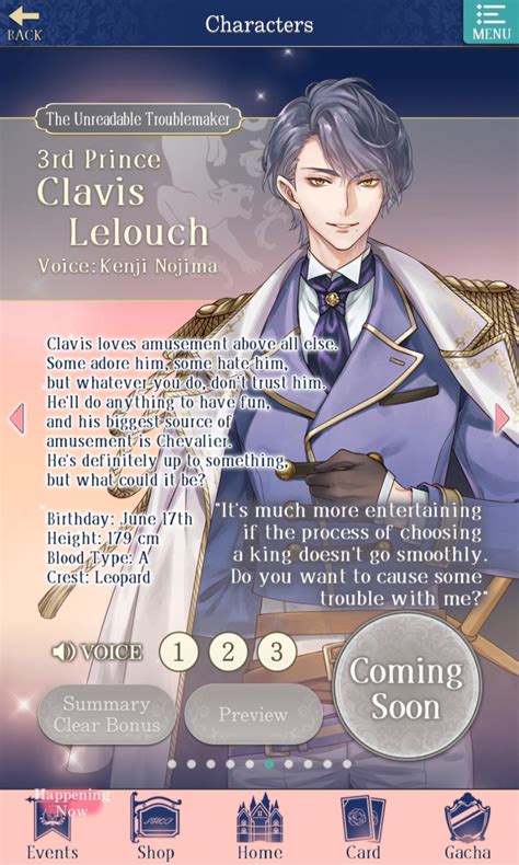 Ik Men Prince Clavis Lelouch Picture Book Up To Something Prince