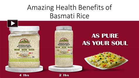 Ppt Amazing Health Benefits Of Basmati Rice Powerpoint Presentation