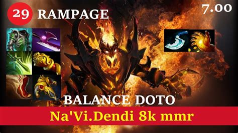 Na Vi Dendi Shadow Fiend 8k Mmr 7 00 RAMPAGE YouTube