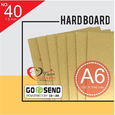 Jual Karton Hardboard A6 Kertas Karton Kuning Yellow Board Carton