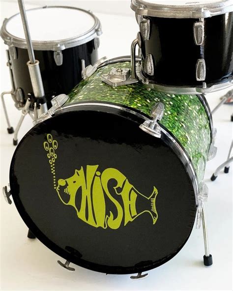 Jon Fishman Signature Phish Miniature Drum Set Replica Collectible ...