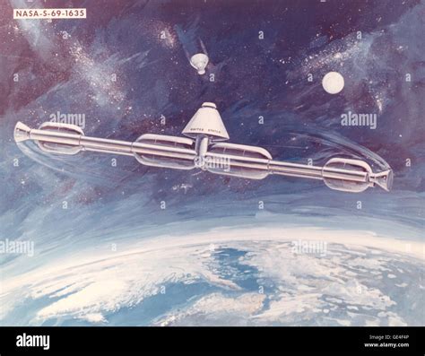 Un 1969 concept di stazione La stazione è stata di ruotare sul suo