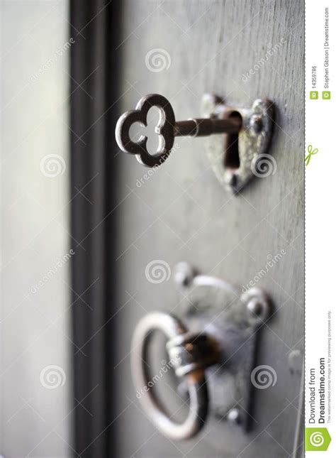 Antique Lock And Key Stock Photo Image Of Wood Antique 14359786