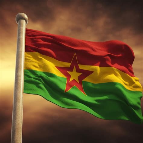 Premium Ai Image Flag Of Cameroon High Quality 4k Ultra