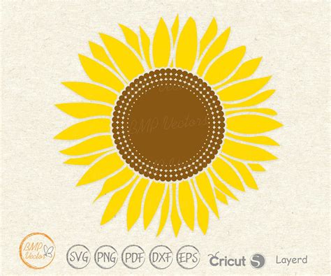 Sunflower Svg Bundle Sunflower Svg Files Sunflower Svg Etsy