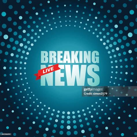 green breaking news background