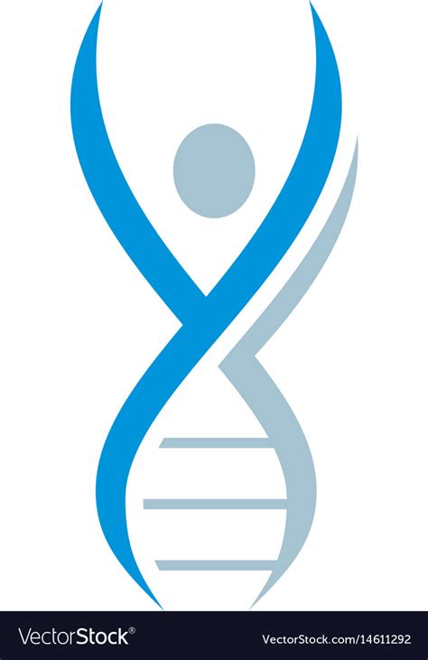 Dna Icon Logo Image Royalty Free Vector Image Vectorstock