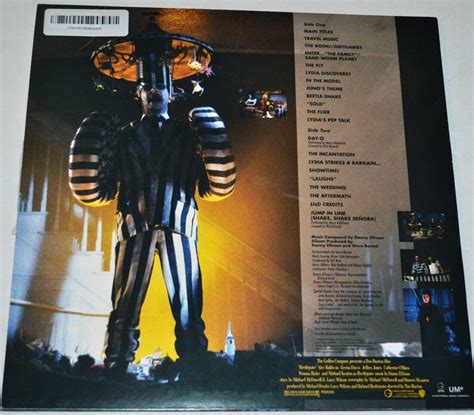 Vintage Beetlejuice Soundtrack Lp Record Vinyl Danny Elfman Etsy