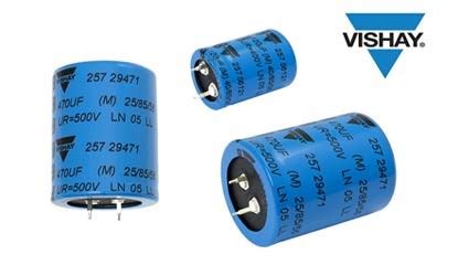 Vishay Unveils New Series Of Aluminium Electrolytic Capacitors Rlx