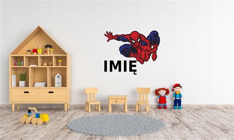 Naklejka Na Cian Dzieci X Spiderman Imi Ceny I Opinie Ceneo Pl