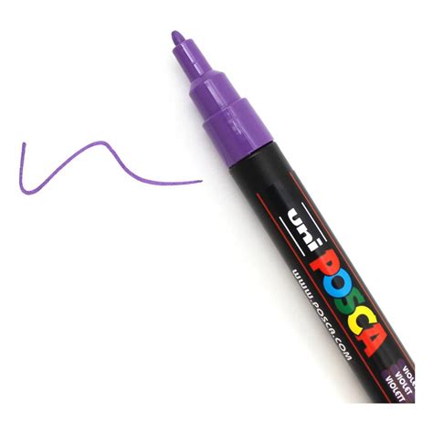 Uni Ball Purple Posca Marker PC 3M Hobbycraft