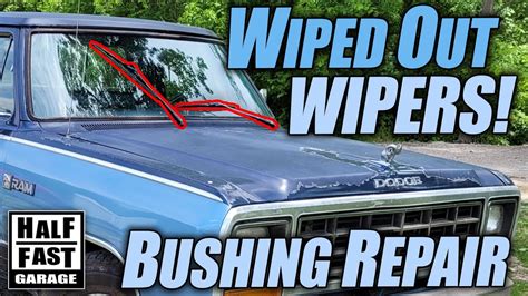 Dodge D150 Mopar Wiper Linkage Bushing Installation And Repair Fix