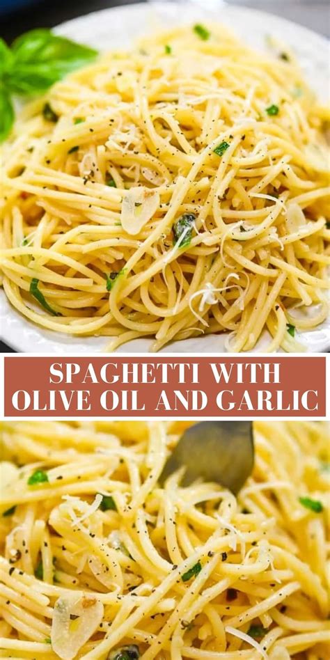 Spaghetti With Olive Oil And Garlic Artofit