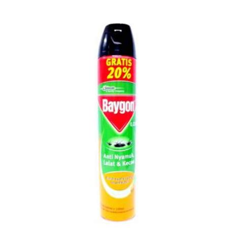 Jual Semprotan Spray Baygon Aerosol 600ml Anti Nyamuk Lalat Kecoa Murah