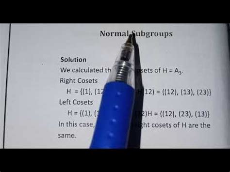 57 MTH633 Group Theory Properties Of Homomorphism Of Groups Normal