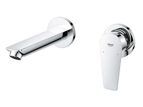 Grohe Bauedge New Wall Bath Mixer Trimset Chrome From Reece