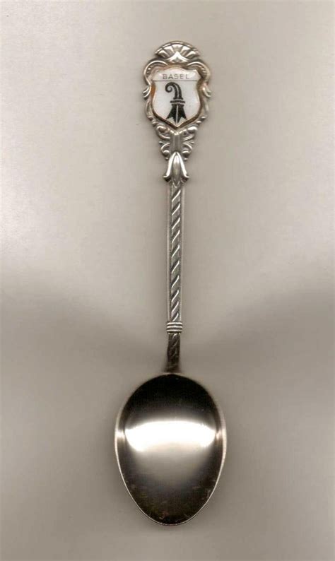 Souvenir Spoon Basel Switzerland Collectors Weekly